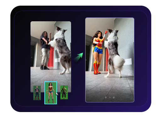 Virales Tanzvideo in sozialen Medien