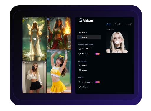 Erstellen Sie ein KI Body Swap Video aus Assets