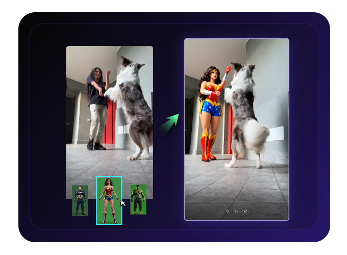 Virales Tanzvideo in sozialen Medien