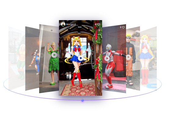 Körpertauschvideo für Anime-Charaktere